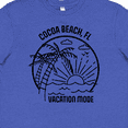 thumbnail image 4 of Inktastic Summer Vacation Mode Cocoa Beach Florida Youth T-Shirt, 4 of 5