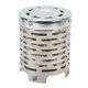 thumbnail image 1 of M Buder Cubierta de Calefactor para Camping de Acero Inoxidable Portátil (Plata), 1 of 9