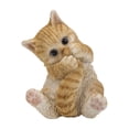 thumbnail image 7 of Hi-Line Gift Ltd. Orange Tabby Kitten Playing with Tail, 7 of 7