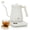 Pure Glacier, variant on Willow Kitchen 1L Gooseneck Electric Kettle for Pour Over Coffee & Tea, Temperature Control & Automatic Shutoff, Rapid Boil Hot Water Kettle Pot, White