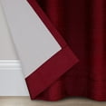 thumbnail image 4 of Eclipse Samara Solid Blackout Curtains, Single Curtain Panel, 84 Inch Long Blackout Curtains, 37" W x 84" L, Sangria, 4 of 8