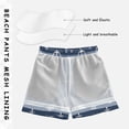 thumbnail image 5 of Hand Drawn Anchors Pattern Swim Trunks Quick Dry Beach Pool Board Shorts Lightweight Stylish Print Sizes 2T to XL, 5 of 8