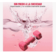 thumbnail image 4 of Par Mancuernas 2 Kilos Mate Para Ejercicio Pilates Yoga Gym color rosa, 4 of 4