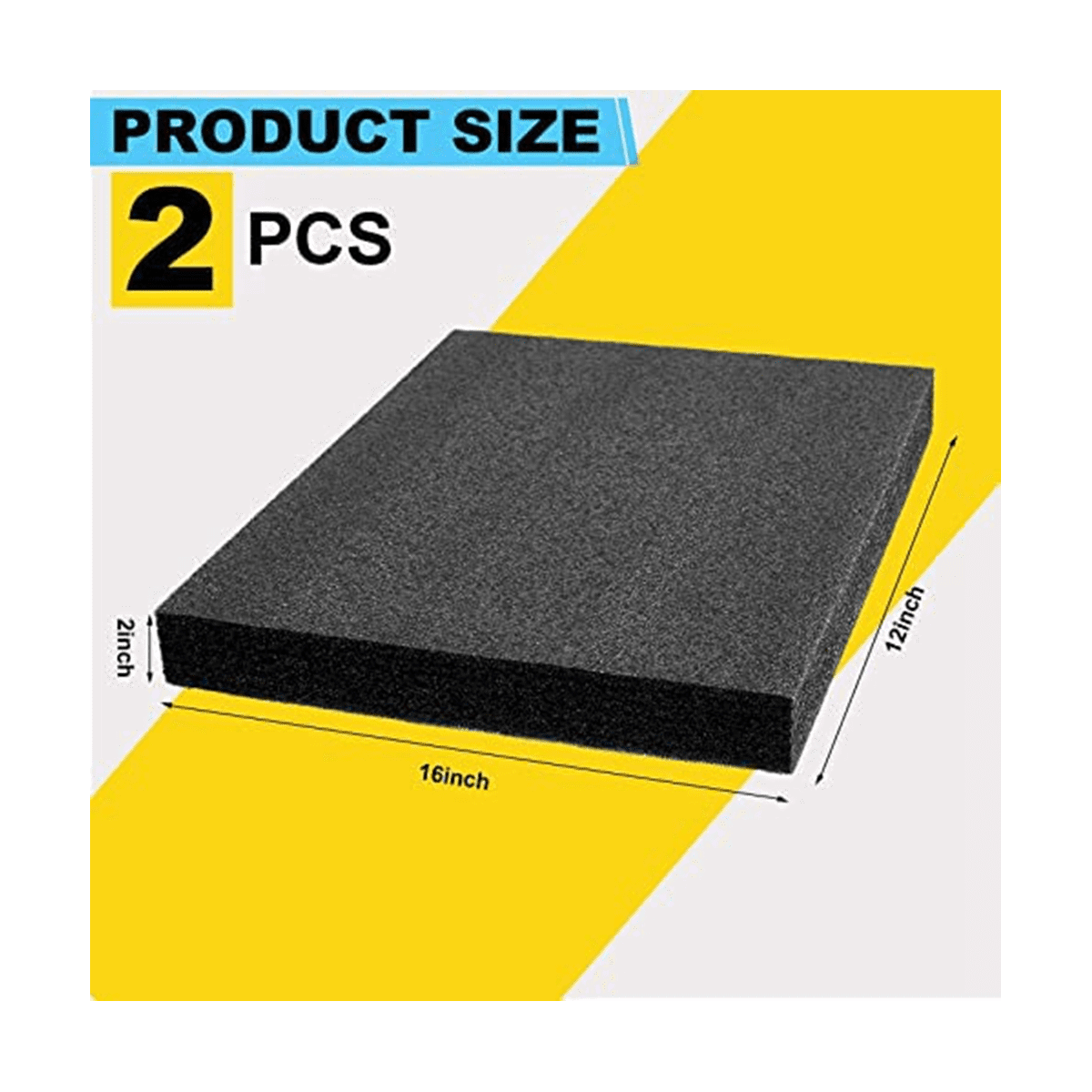 LEXININ 15 Pack 12 x 10 x 1/2 inch Foam Sheets, Polyethylene Foam Pads, Polyethylene Cushioning Sheets Foam Sheets for Moving, Packing, Crafting