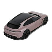 2022 Porsche Taycan Turbo S Cross Turismo Pink Metallic 1/18 Model Car by GT Spirit