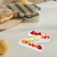 thumbnail image 2 of White Ceramic Plate with Letter for Snack Serving and Home Decor 7.87 x 7.87 Inches, 2 of 6