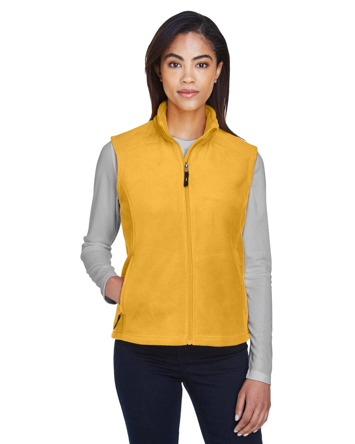 Core 365, The Ladies' Journey Fleece Vest CAMPUS GOLD 2XL Walmart