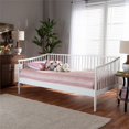 thumbnail image 3 of Baxton Studio Renata White  Wood Twin Size Spindle Daybed, 3 of 8