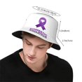 thumbnail image 2 of Domestic Violence Awareness Month Bucket Hat Foldable Fisherman Outdoor Summer Camping Travel Hiking Caps for Men Women, 2 of 7