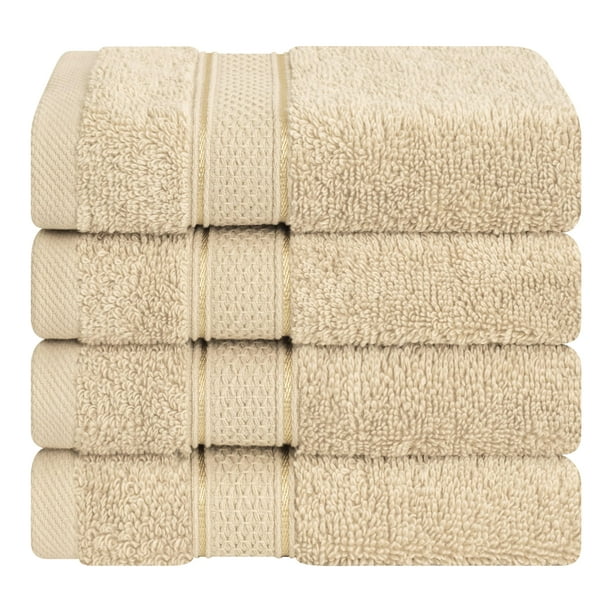 Juego de Paños de Lavado Salem de American Soft Linen 100% Algodón, 4 Piezas