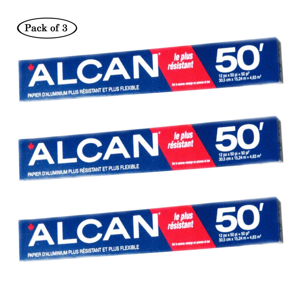 Alcan Aluminum Foil (50 Sq.Ft.) (Pack of 3)