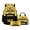 Yellow-Taxi Pattern, variant on Kuiaobaty Cartoon Truck Print Backpack and Lunch Bag Set for Boys 8-12 InsulatedLunch Bag with Pencil Bags Lightweight Backpack Pencil Pouch with Zipper for School