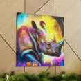 thumbnail image 6 of Gilded Indian Rhino - Canvas, 6 of 10