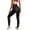 Black, variant on TGPMGRZ Women's Big Bow Yoga Leggings Scrunch Lifting Pants High Waisted Tummy Control Gym Athletic Stretchy Bootcut Purple Size XXL