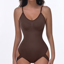 Wancir Shapewear Bodysuit Tummy Control Seamless Sculpting Butt Lifter Body Shaper for Women