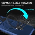 thumbnail image 6 of Compatible with iPhone 15 Pro Case Magnetic Stand [Compatible with MagSafe] [Drop Protection] [Camera Lens Protector] Shockproof Protective Case with Rotatable Invisible Kickstand, Blue, 6 of 16
