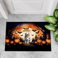 thumbnail image 4 of Mummy Scottish Fold Happy Halloween with Pumpkins Bats Spooky Fun Doormat Cat Lover Kitten Owner Gifts Indoor Outdoor Welcome Mat - 00019, 4 of 5