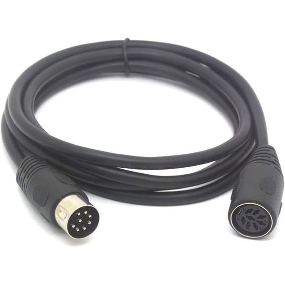 8 PIN DIN CABLE Male to Male Male to Female MIDI Extension Cord for Bang and Olufsen B&O PowerLink BeoLab 4.5 ft. Male to Female