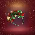 thumbnail image 2 of Dsseng 5/10 Pcs Bandeaux de Noël avec Boules Rouges et Vertes - Plastique Lavable à la Main Sans Plumes Parfait pour Fêtes et Cadeaux, 2 of 7