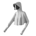 thumbnail image 1 of Máscara facial desmontable, cuello, visera tipo concha, gorra de senderismo con insolación de borde ancho, 1 of 1