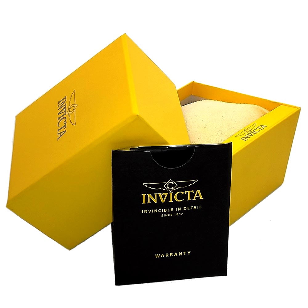 Invicta Men's 12336 S1 Rally GMT Black Texture Dial Black Polyurethane Watch