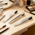 thumbnail image 6 of EXLEAF 2026 New 3Pcs Tweezers Stainless Steel Lash Tweezers Tight Clamps Efficient Grooming Eyebrow Tweezers for Home Travel Makeup Kit Silver, 6 of 6