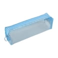 thumbnail image 2 of EGNMCR Organization and Storage, Storage Bins, Storage Containers Student SingleLayer Mesh Pencil Case Portable LargeCapacity StainResistant Rectangular Storage Pouch Mesh pencil cases, 2 of 6