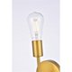 thumbnail image 4 of Aplique de Pared Living District Keely en Metal de Latón 31 cm 110V, 4 of 7