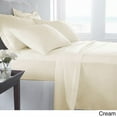thumbnail image 3 of Luxury Home Super-Soft 1600 Series Double-Brushed 6 Pcs Bed Sheets Set (King, Cream), 3 of 4