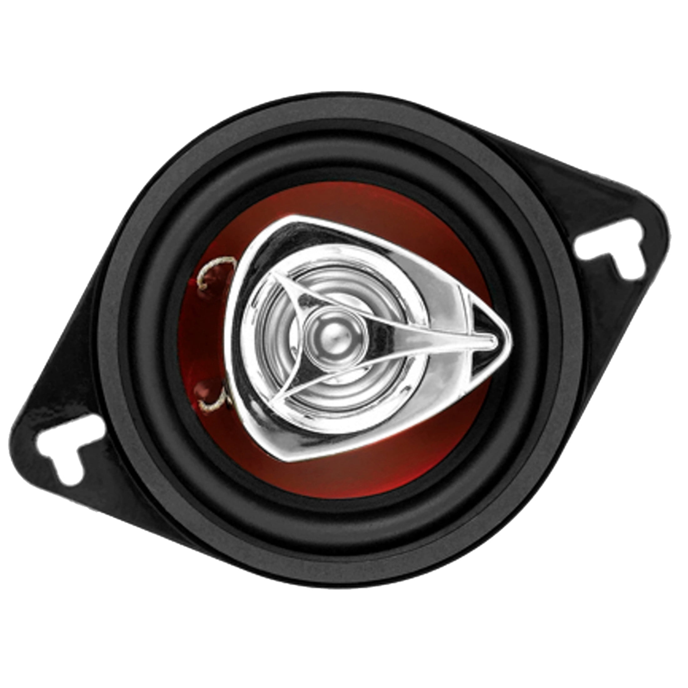 BOSS Audio Systems CH3220 Chaos Series 3.5 inch Full Range Car Door Speakers - 140 Watts Max (per pair), Coaxial, 2 Way, 4 Ohms, Sold in Pairs