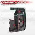 thumbnail image 4 of A & UTV PRO Rear Box Section for 2018-2023 Polaris RZR XP 1000/ XP 4 1000 / XP Turbo/XP 4 Turbo, Combined Storage Carrier Luggage Rack Accessories, Replace # OEM 5454270, Right Side, RH,Black, 4 of 8