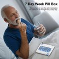 thumbnail image 1 of 7 Day Week Pill Box Organizer Tablet Holder Medicine Tablet Drug Holder Storage Box Pillbox Case Organizer Container Kit, 1 of 5