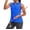 Blue, variant on LEKODE Women's Sleeveless Golf Polo Shirts V-Neck Collared Tennis Tank Tops UPF 50 Quick Dry Lightweight Athletic Shirt Dark Gray S