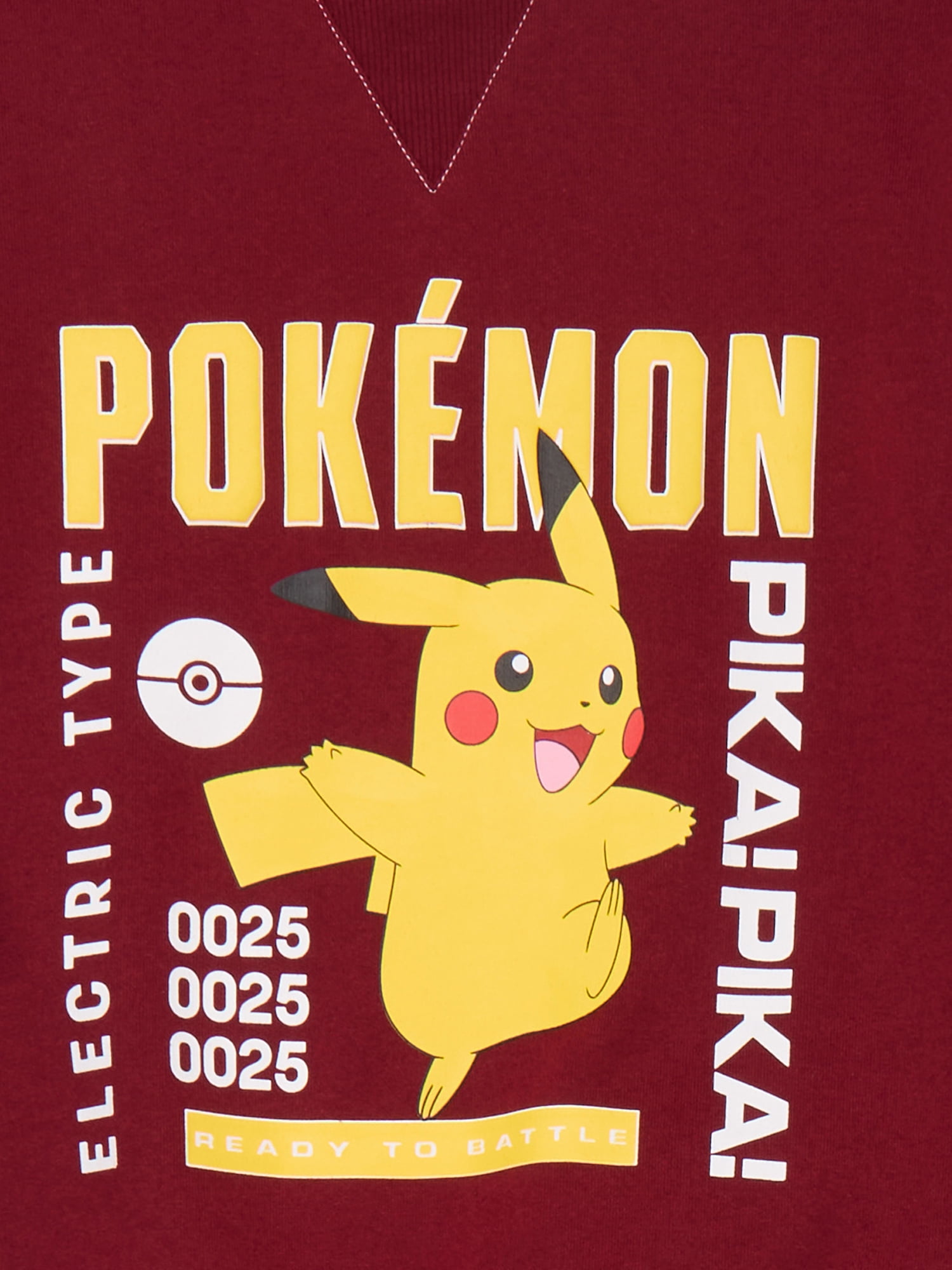 Pokemon Boys Pikachu Fleece Graphic Sweatshirt and Jogger Pants Set, 2-Piece, Sizes 4-18