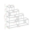 thumbnail image 2 of Minimalist Divider Wood Bookshelf with Slats - Oak / Black, 2 of 6