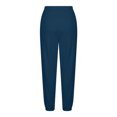thumbnail image 7 of hotojiny Womens Sweatpants Baggy Athletic Workout Joggers with Pockets Elastic High Waisted Solid Trousers, 7 of 7