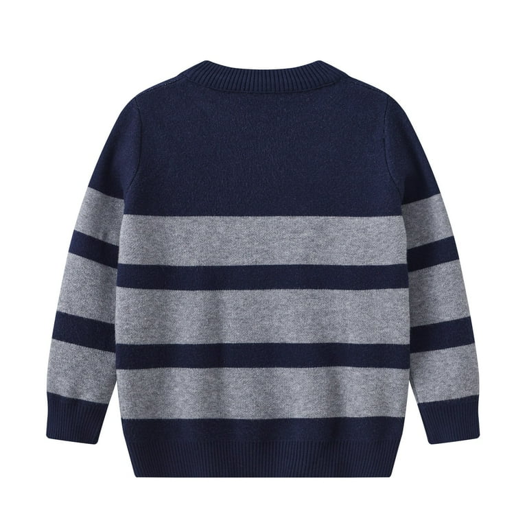 Coerni Toddler Baby Cable Knit Sweater for Boys Long Sleeve