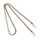 thumbnail image 4 of Correa de cadena para bolso con hebillas metálicas, correa de repuesto para bolso cruzado de 120 cm Cadena de café dorada, 4 of 9