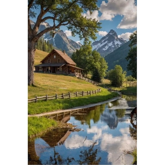 Jigsaw Wooden puzzle 300 pieces for Adults Beautiful Landscapes Art Wooden Toys School Supplies Family Decorations Unique Present Thick Sturdy Hard Challenging Difficult Party Games Props