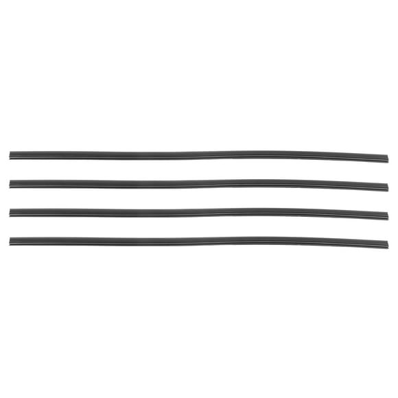 Unique Bargains 4 Pcs 14inch 6x10.6mm Car Windshield Wiper Blades Refills Insert Strips Black 18inch