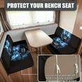 thumbnail image 2 of XYZCANDO Blue Skull RV Dinette Cushions Universal Camper Accessories Stretchable Cushion Covers for Couches and Sofas Comfortable Loveseat Sofa Chair Cover Furniture Protector, 2 of 7