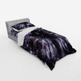 thumbnail image 3 of Ambesonne Galaxy Bedding Set 4 Pcs, Universe Space Travel, Queen, Violet Black White, 3 of 3