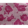 thumbnail image 4 of oneOone Tissu Georgette Viscose Rose Florals Matériel de Robe Tissu Imprimé Tissu au Mètre 42 Pouces de Large-52c, 4 of 5