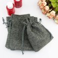 thumbnail image 3 of Bolsas de yute con cordón YANGBOYY 13x18 cm 25 pcs Gris, 3 of 7
