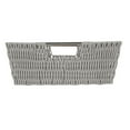 thumbnail image 7 of Simplify Shelf Rattan Tote Storage Basket in Grey, 7 of 7