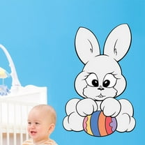 Wallhogs Easter Bunny Cutout Wall Decal