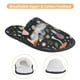thumbnail image 3 of Fotbe Mushrooms Pantuflas Peludas para Mujer con Estampado, Zapatillas de Peluche, Zapatos de Invierno para Casa, Uso Interior y Exterior-Large, 3 of 8