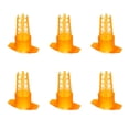 thumbnail image 1 of Uxcell Paquete de 20 jaulas para reinas, cubierta protectora de celdas para reinas de plástico, naranja, 1 of 5
