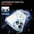 thumbnail image 6 of Decase Magnetic Case for iPhone 14 Pro Max,Compatible with Mag-safe,Military-Grade Protection,Slim Stylish Non-Yellowing Shockproof Case for iPhone 14 Pro Max,Clear Anti-Scratch Back Cover,Blue, 6 of 7