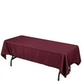 thumbnail image 6 of Balsa Circle 60" x 102" Polyester Rectangular Tablecloth Burgundy, 6 of 9